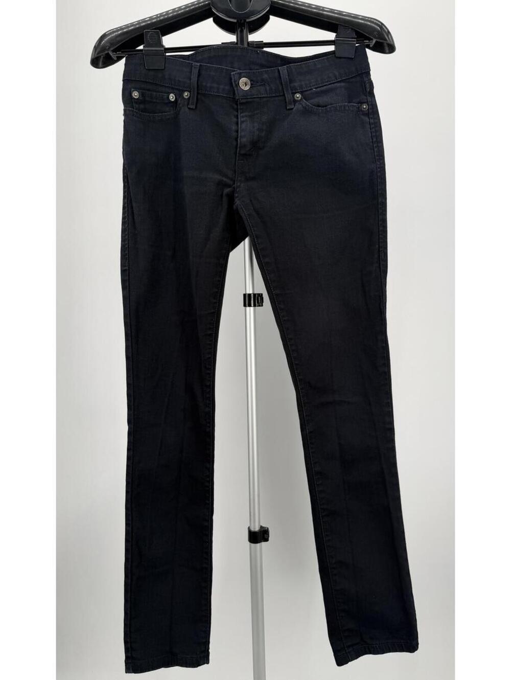 Classic Black Levi's Skinny Jeans Stretch Denim 6‎